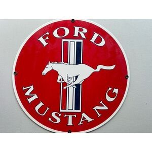 Ford Mustang Metal Sign‎ garage men women